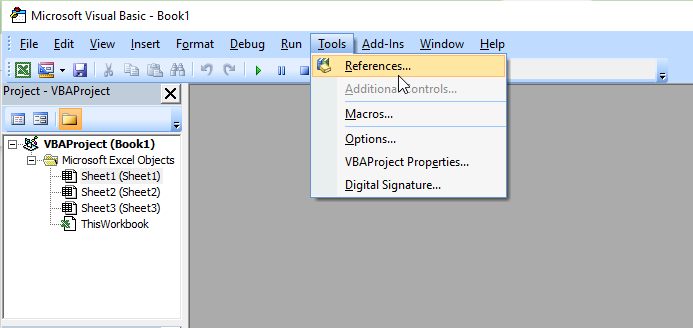Setting the Reference for ArrayList in VBA Step 2